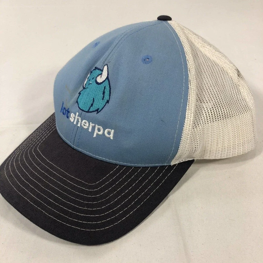 LOT SHERPA RICHARDSON HAT CAP SNAPBACK BLUE WHITE ADJUSTABLE ONE SIZE FITS MOST - Picture 4 of 16